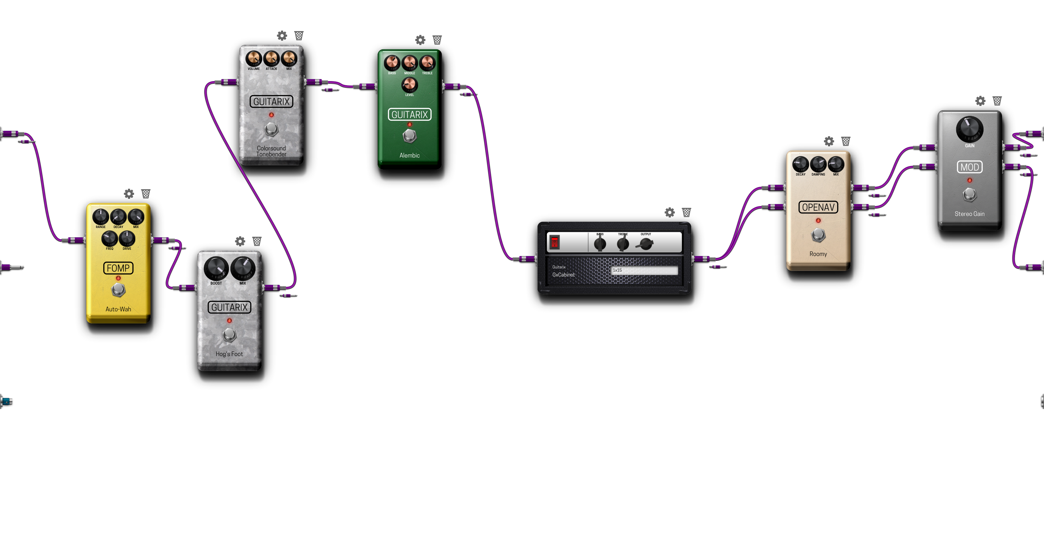 Pedalboard screenshot