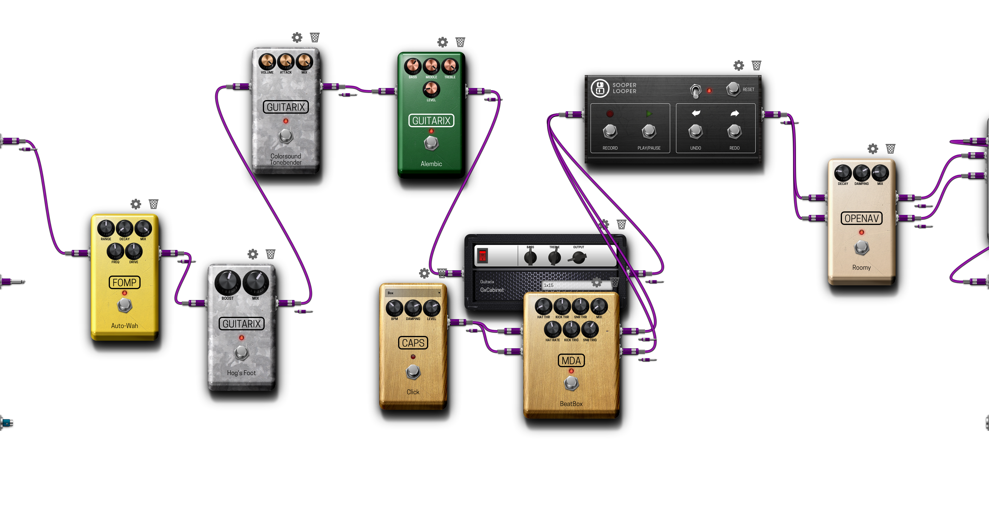Pedalboard screenshot