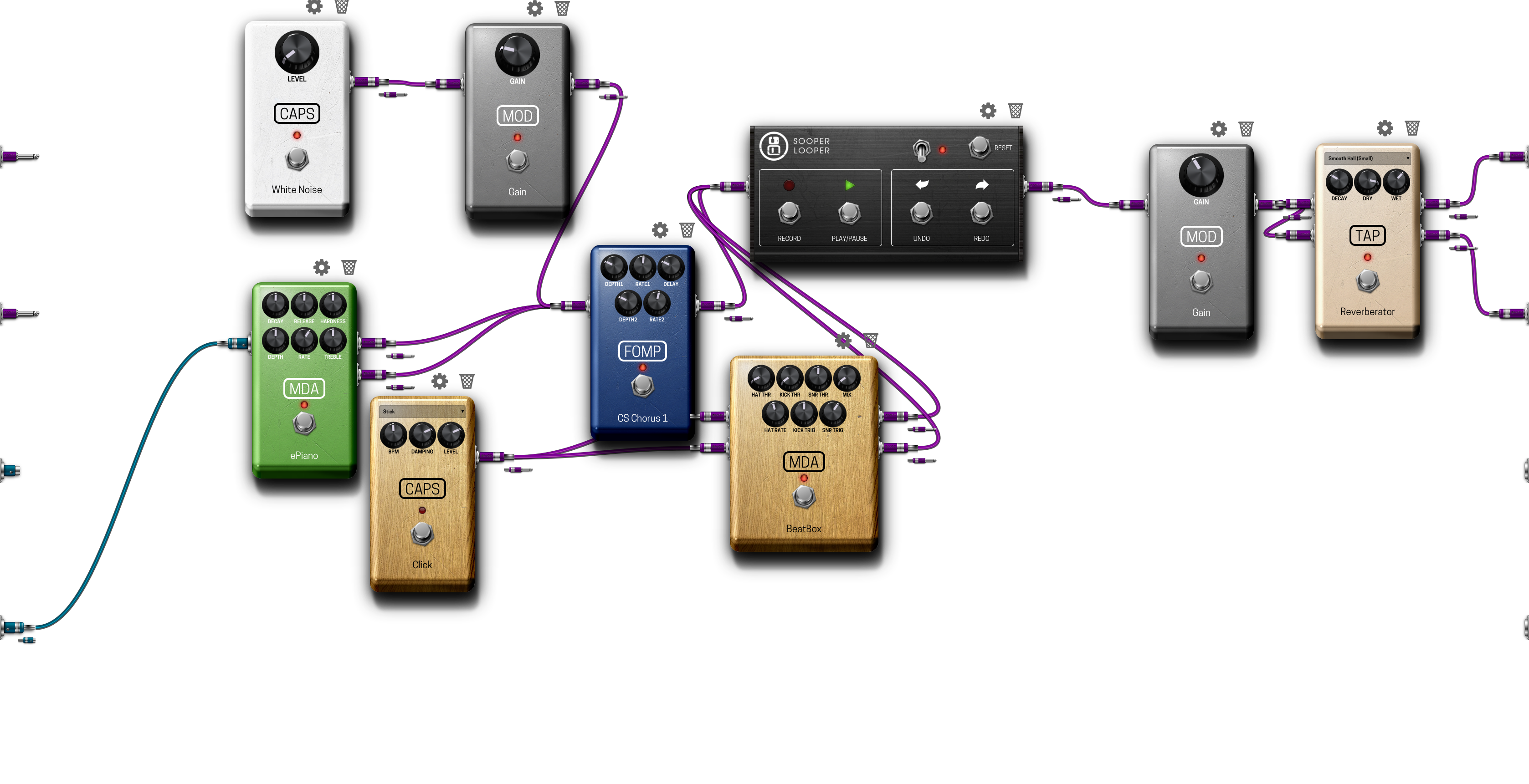 Pedalboard screenshot