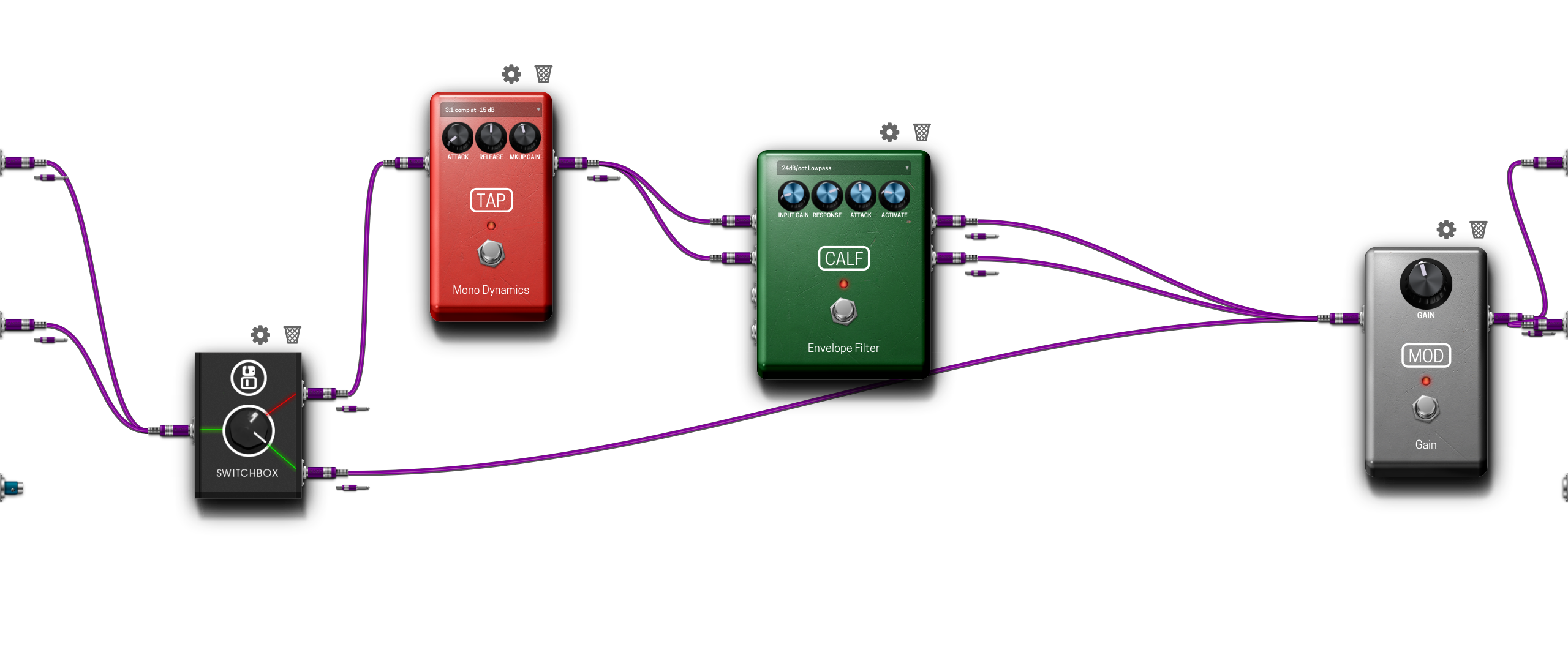 Pedalboard screenshot