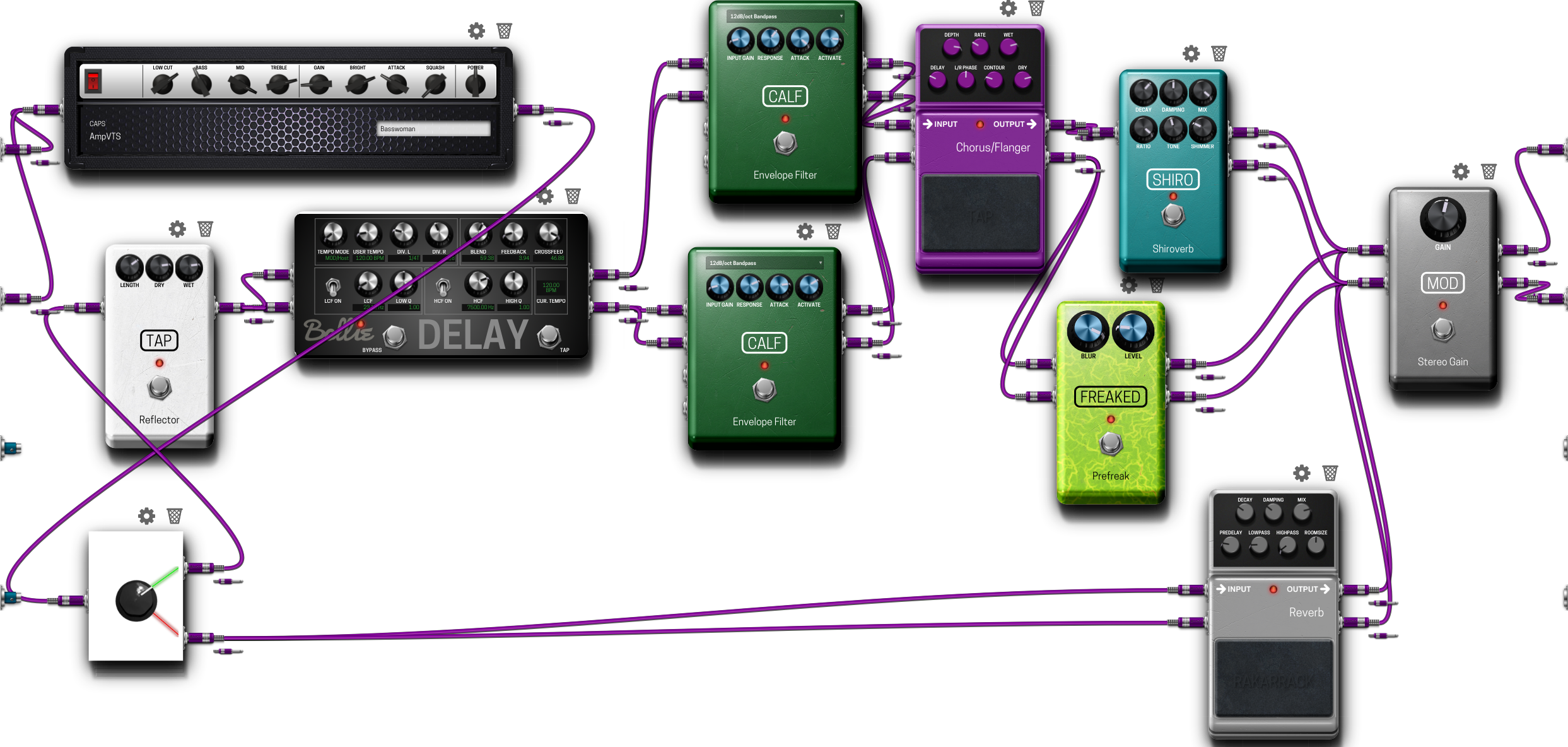 Pedalboard screenshot