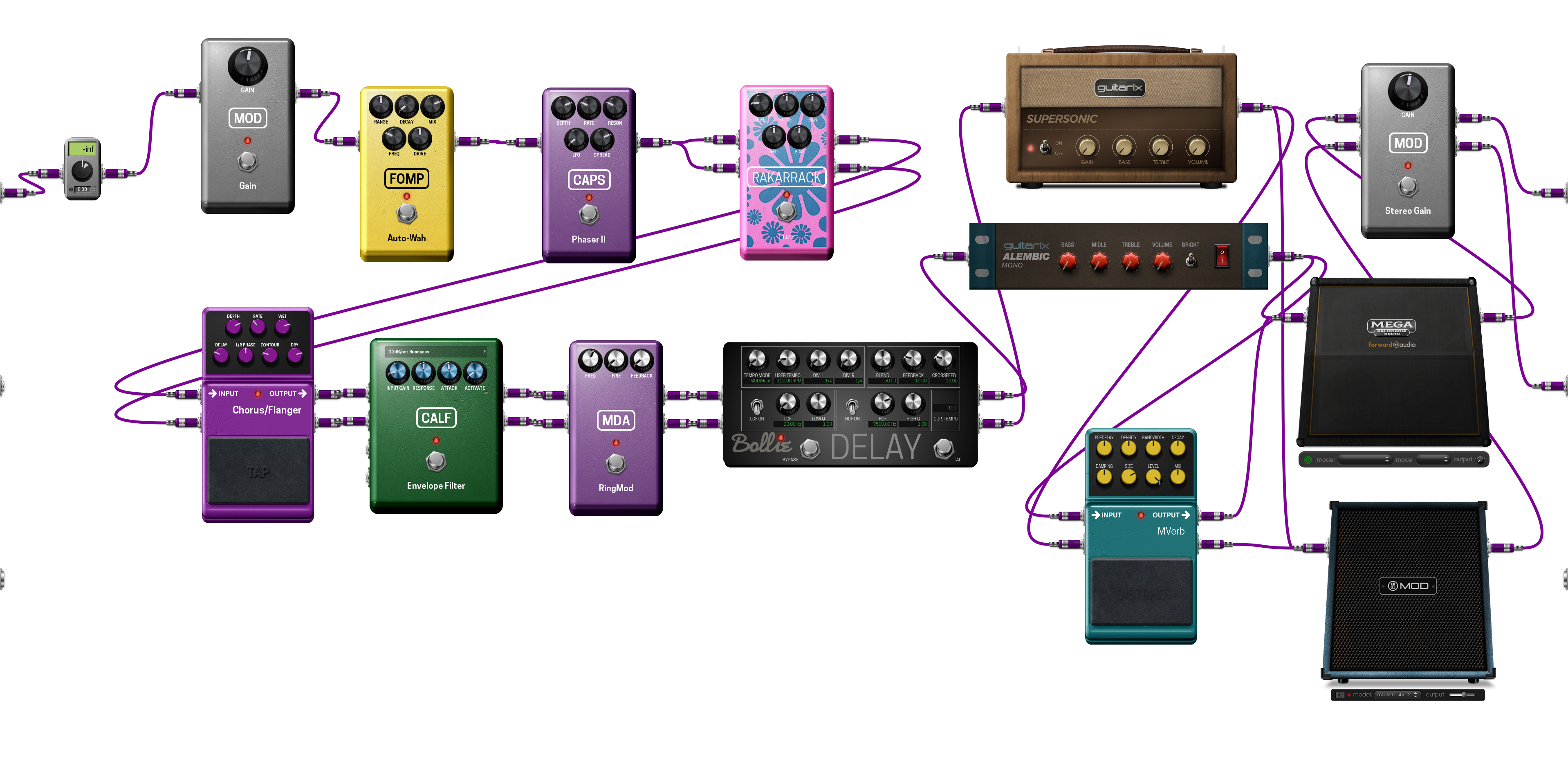 Pedalboard screenshot